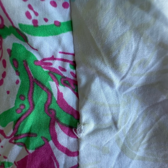 Lilly Pulitzer Pink and Green Patchwork Kids Dress - Picture 5 of 6